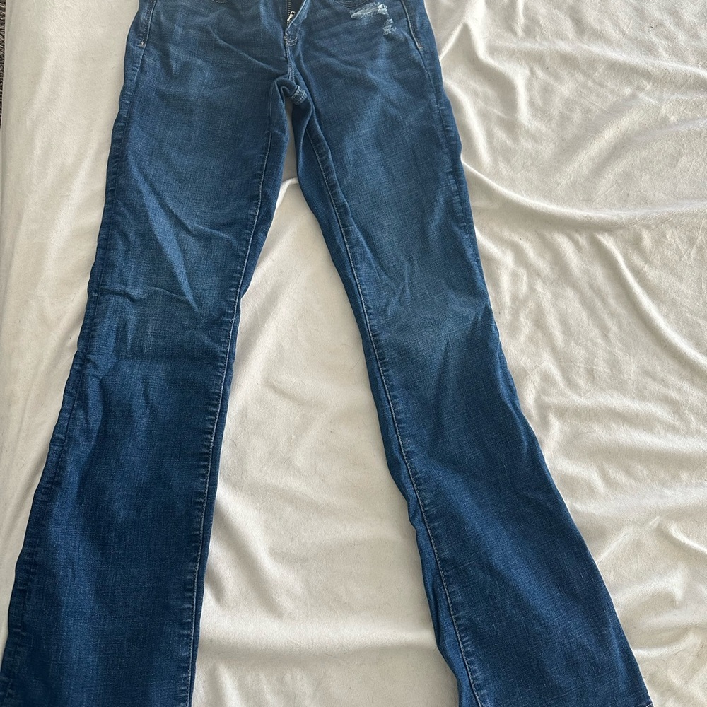 American Eagle Outfitters Dark Blue Flare Jeans